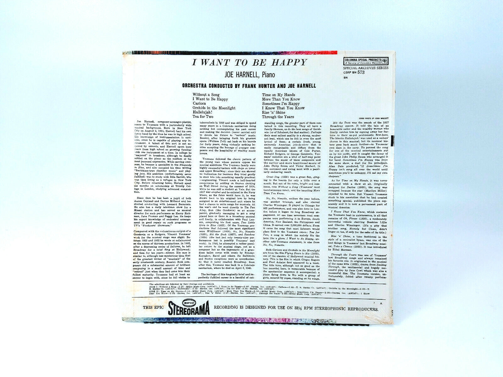 Joe Harnell - I Want To Be Happy (1960) | Vinyl LP | SEALED!