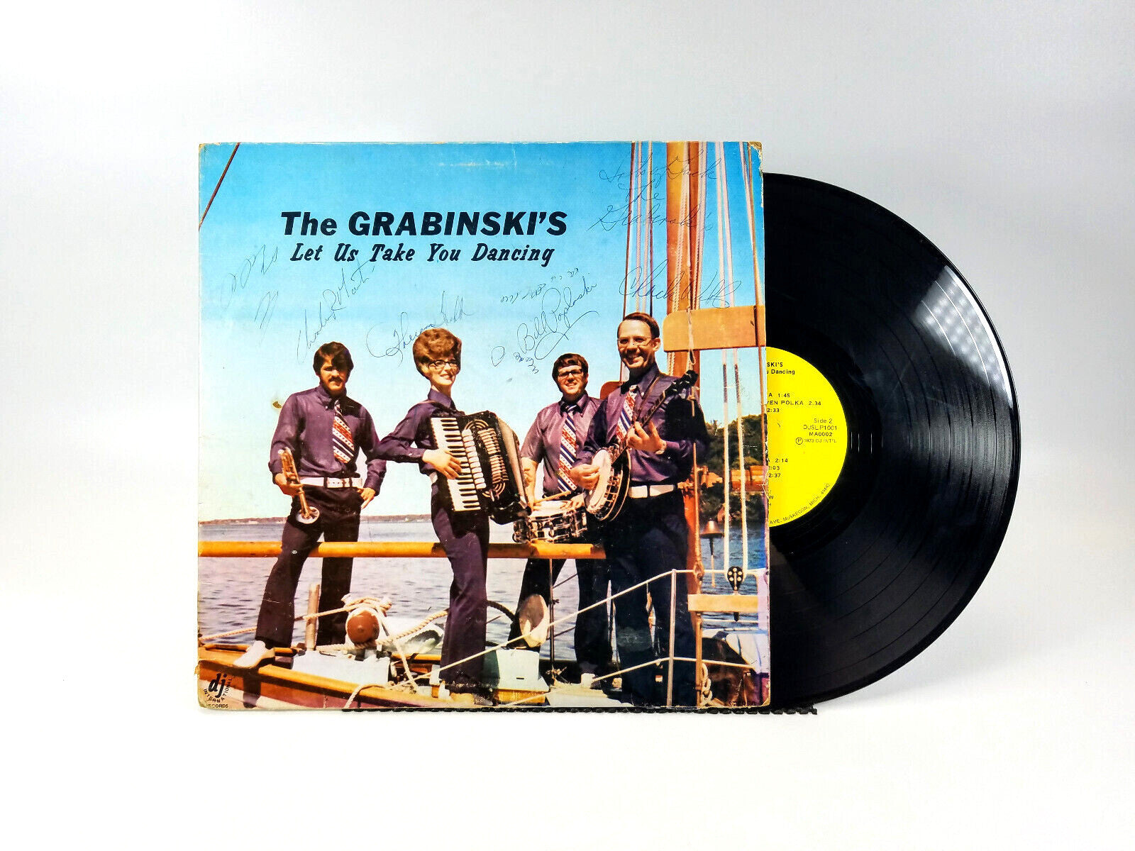 DJ INTERNATIONAL LP RECORD/GRABINSKI'S/ LET US TAKE YOU DANCING - SIGNED!