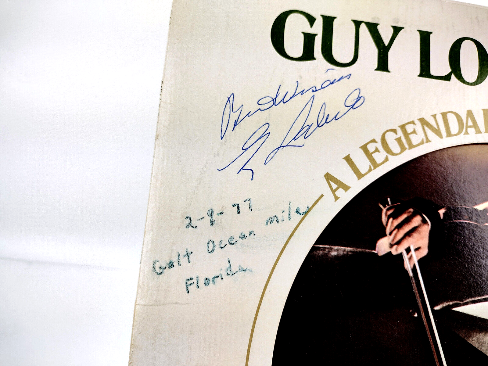 Guy Lombardo And His Royal Canadians - A Legendary Perfomer - Autographed!