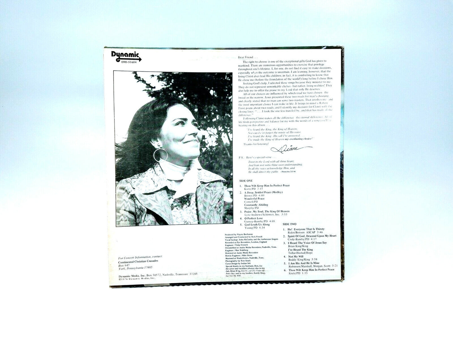 Diane Susek My Choice LP Rare DMI-51604 - Free Shipping!