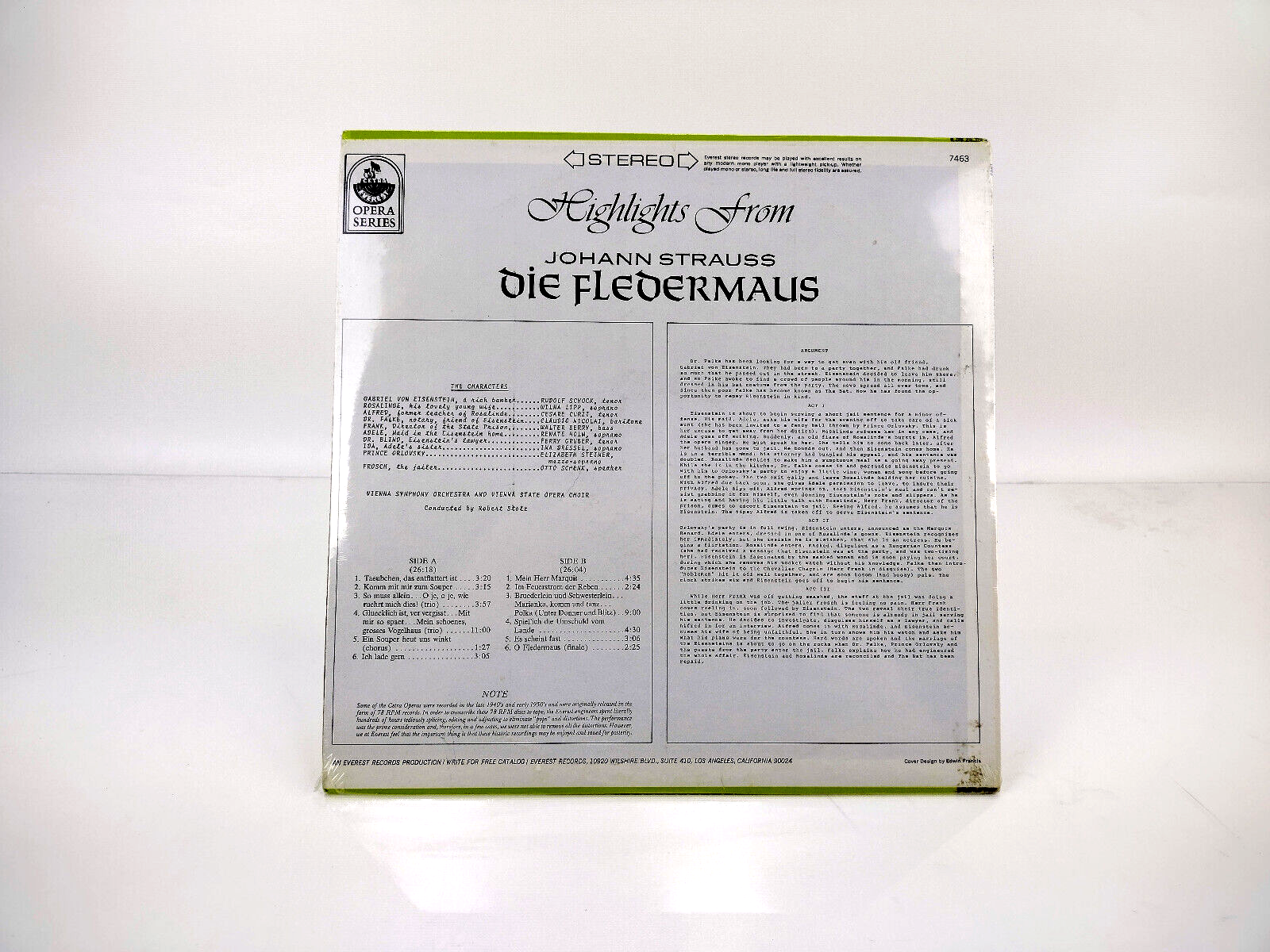 Die Fledermaus - Johann Strauss Jr., Vienna Symphony Orchestra