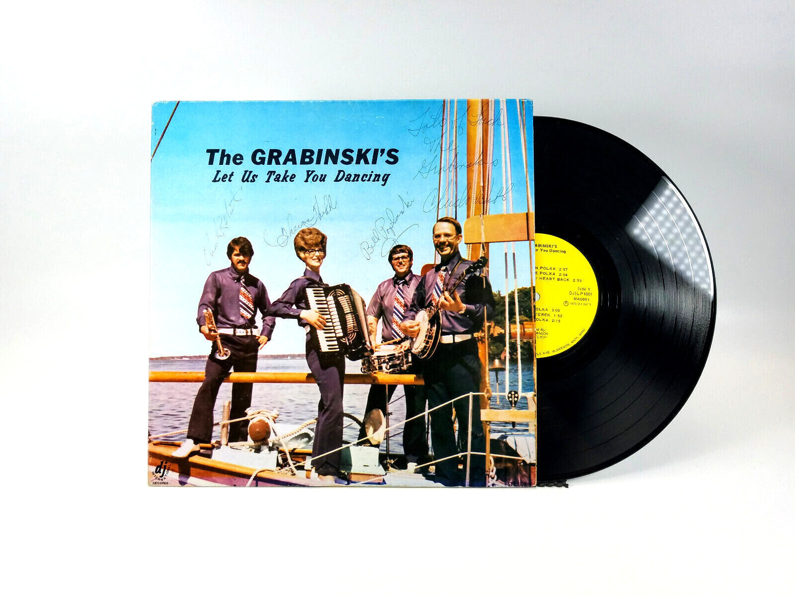 DJ INTERNATIONAL LP RECORD/GRABINSKI'S/ LET US TAKE YOU DANCING - SIGNED!