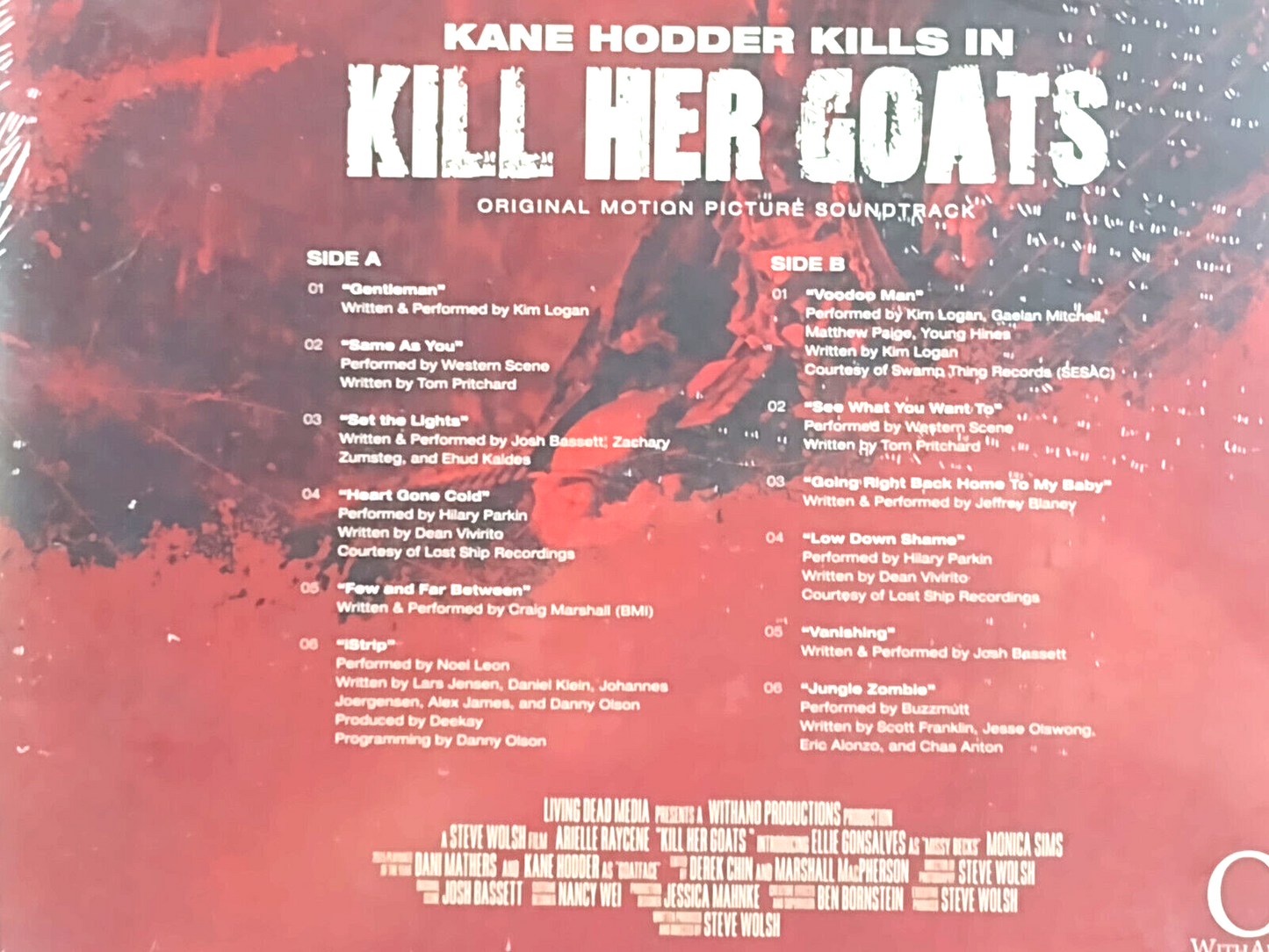 Various - Kill Her Goats (Original Motion Picture Soundtrack) Vinyl, LP