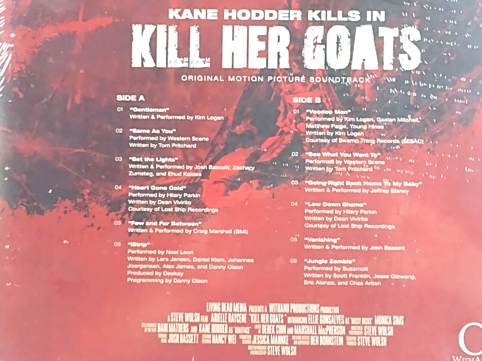 Various - Kill Her Goats (Original Motion Picture Soundtrack) Vinyl, LP