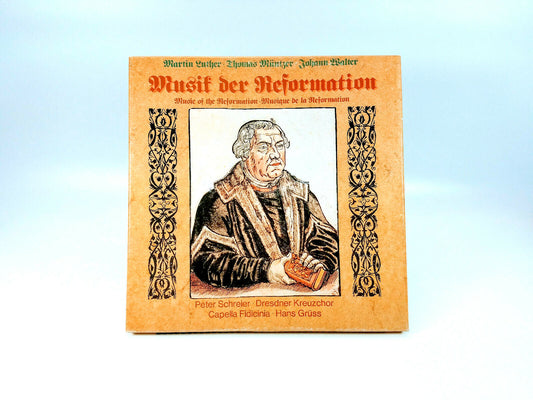 CD 751007 1-3 Music of the Reformation / Schreier / Gruss 3 LP box - VG+