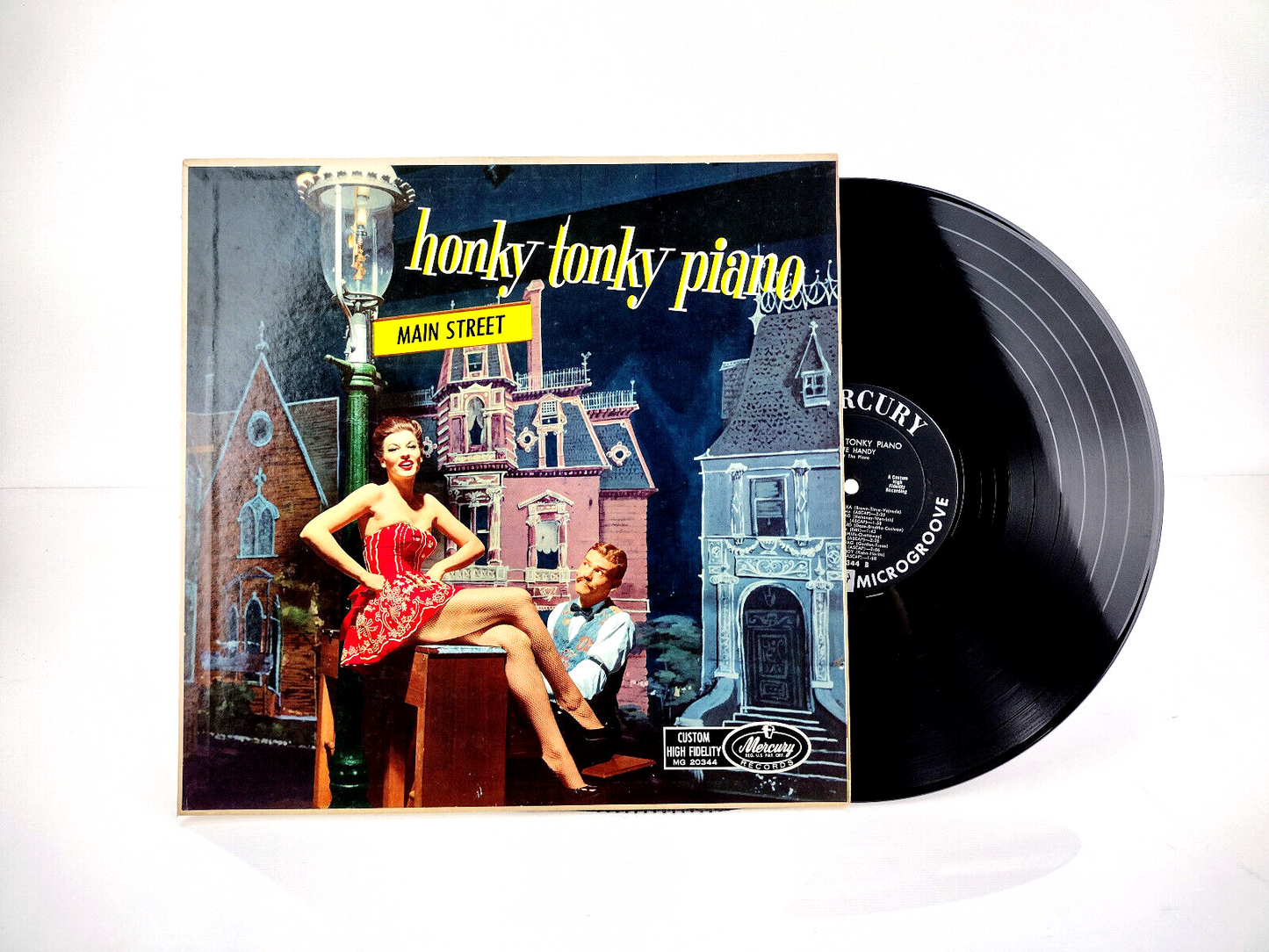 LOT OF 4 PIANO LPs - MOODS & HONKY TONK Vinyl, LPs - VG+