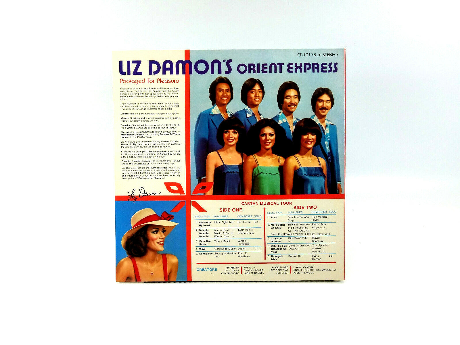 Cartan Tours Presents Liz Damon's Orient Express - Packaged For Pleasur LP NM