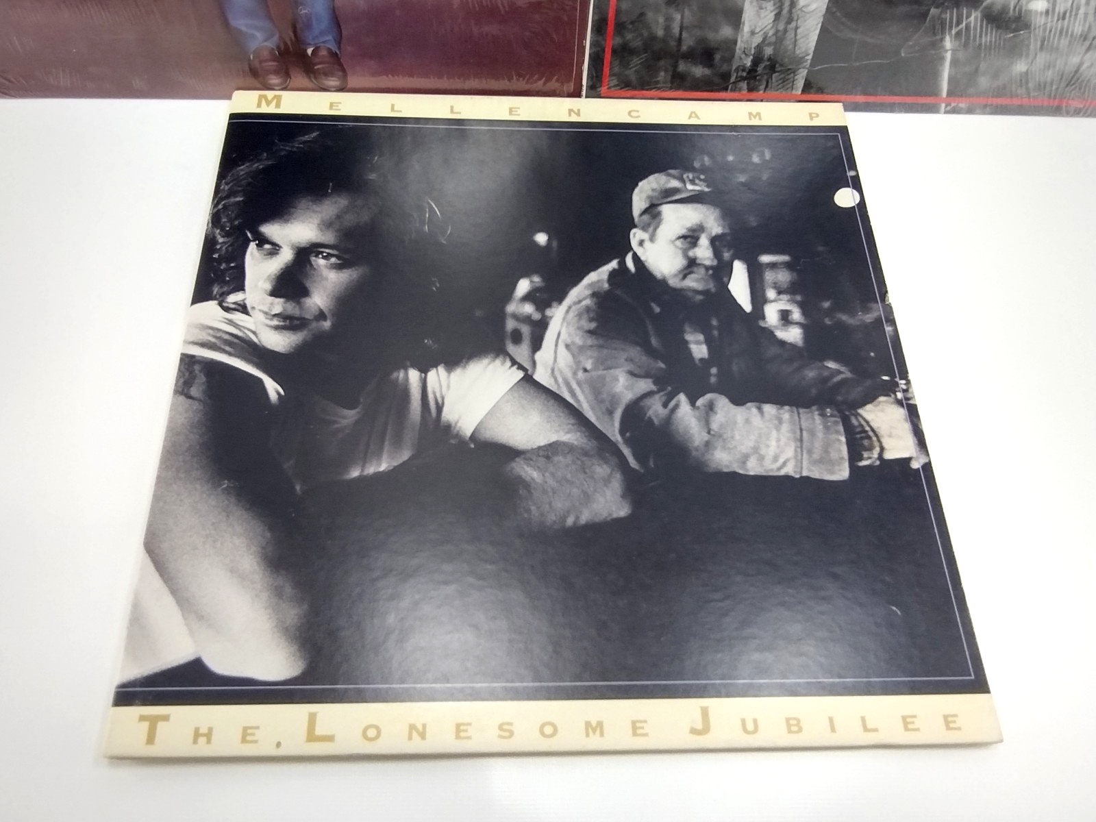LOT OF 3 John Cougar Mellencamp LPs - NM - Cleaned w/ Vinyl Vac!