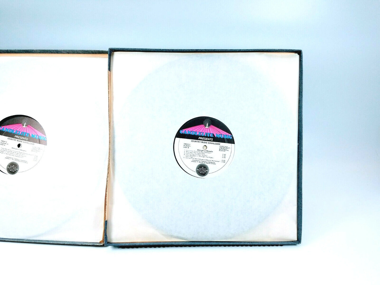 Country Music Cavalcade 3-Record Box Set; Sealed; Midnight in Memphis; 1975