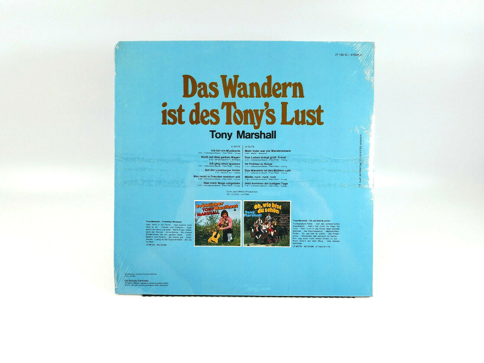Tony Marshall - Das Wander ist des Tony's Lust | Vinyl LP | M SEALED!