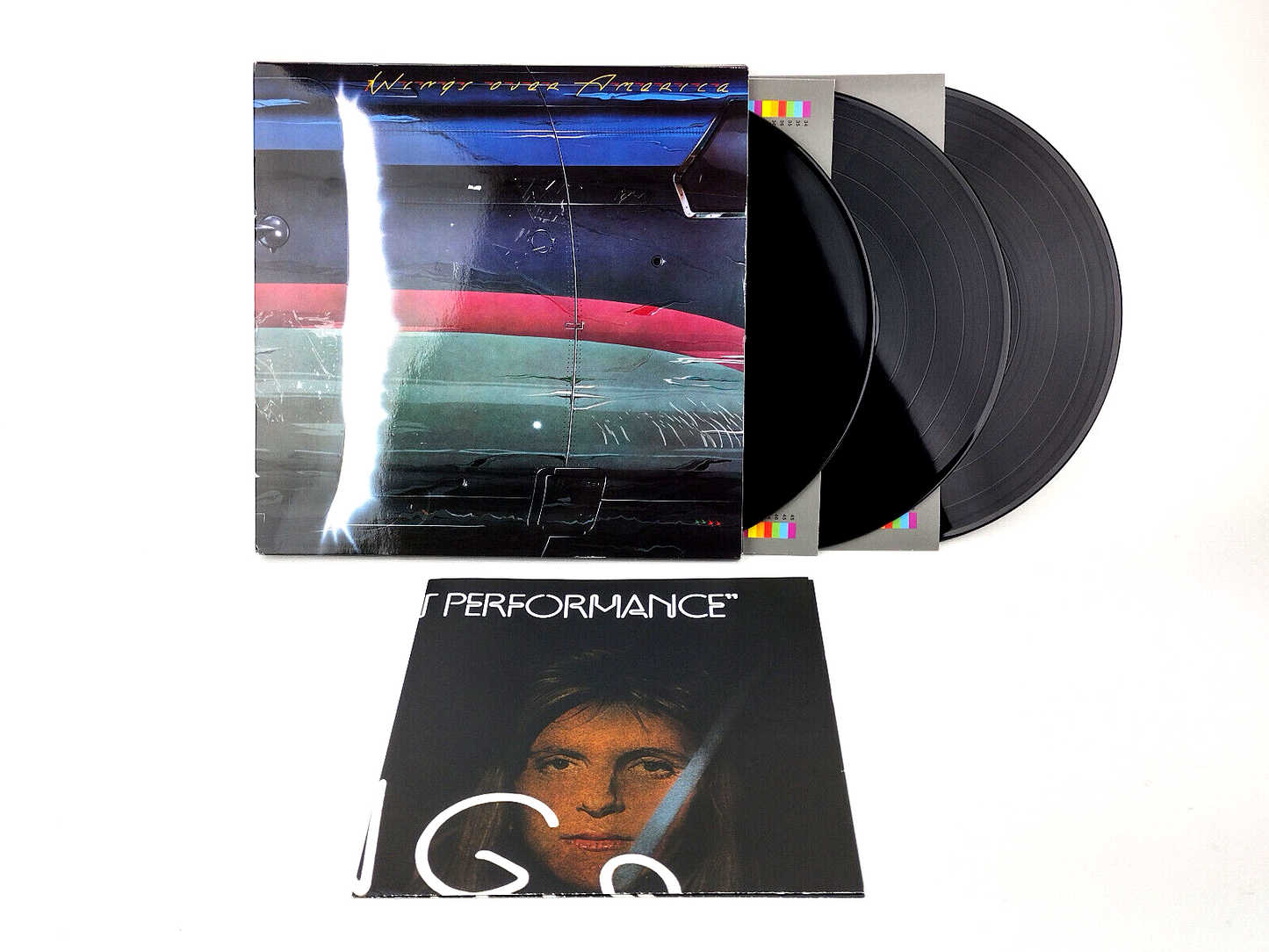Wings (2) - Wings Over America 3xLP w/ Poster! (Shipping Tape on Cover)