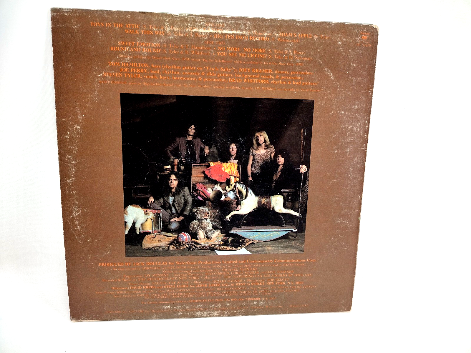 Aerosmith - Toys In The Attic LP, PC33479 -Cleaned w/ Vinyl Vac!