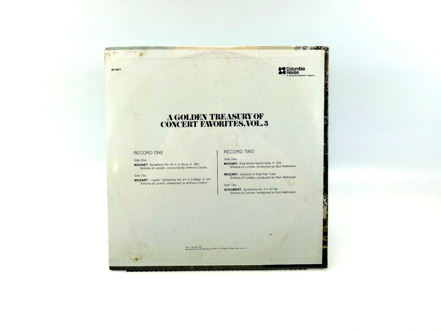 The Sinfonia Of London - A Golden Treasury of Concert Favorites, Vol. 3 LP NEW!