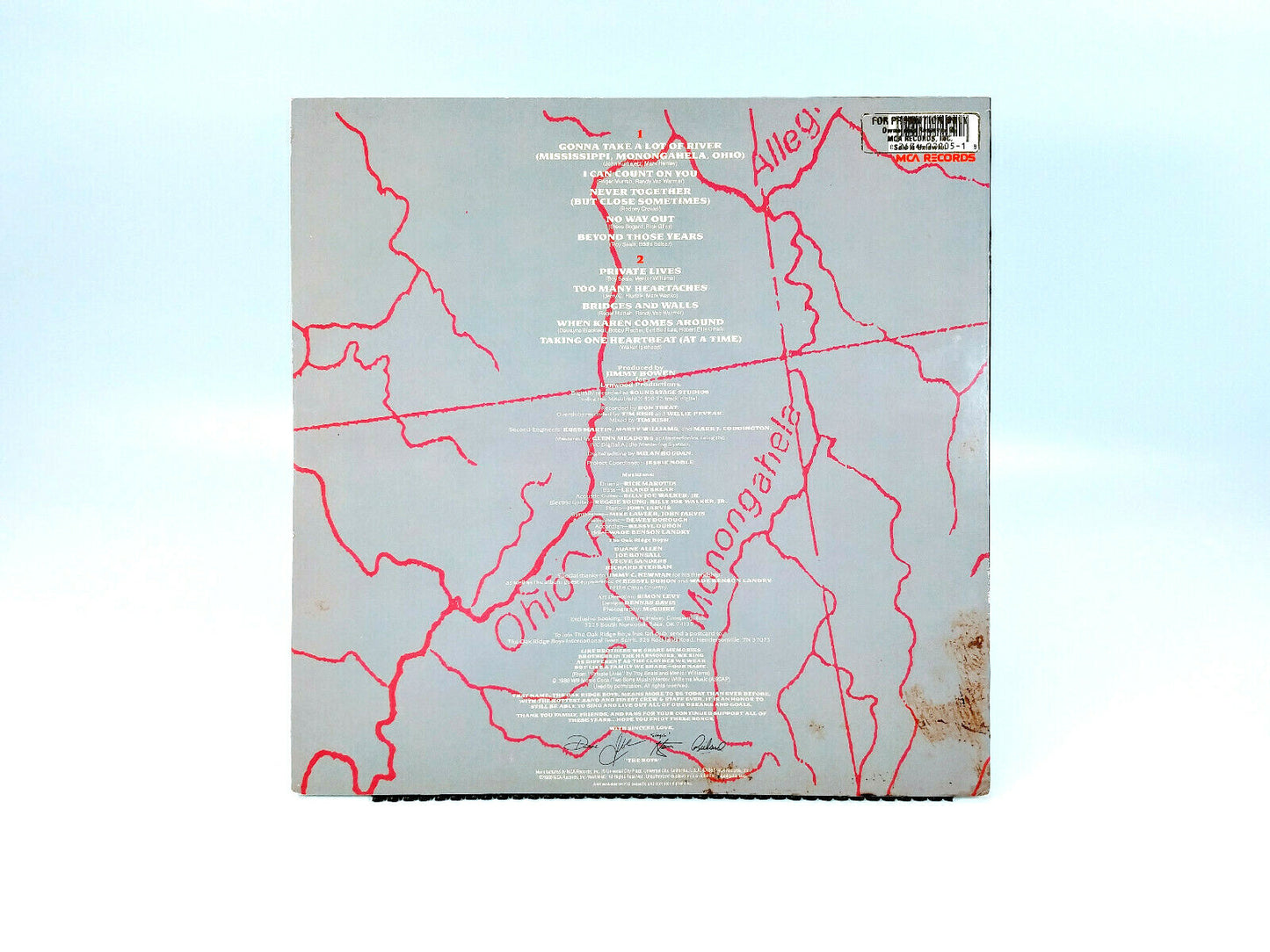 The Oak Ridge Boys - Monongahela - MCA-42205 - LP - NM  PROMO Copy!