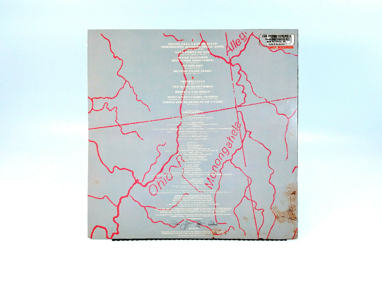 The Oak Ridge Boys - Monongahela - MCA-42205 - LP - NM  PROMO Copy!