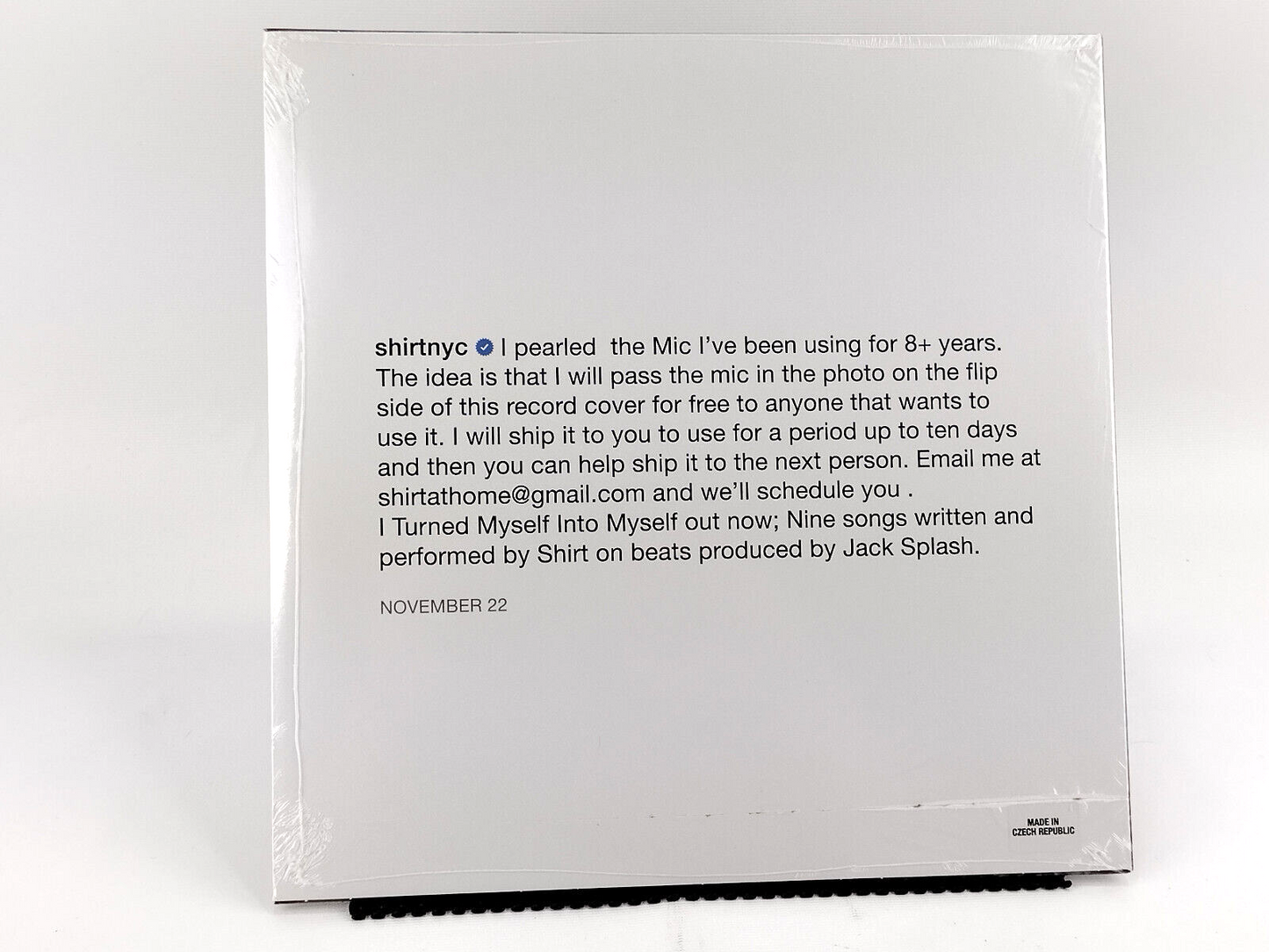 SHIRT* - I Turned Myself Into Myself, Vinyl, LP - Sealed Copy!