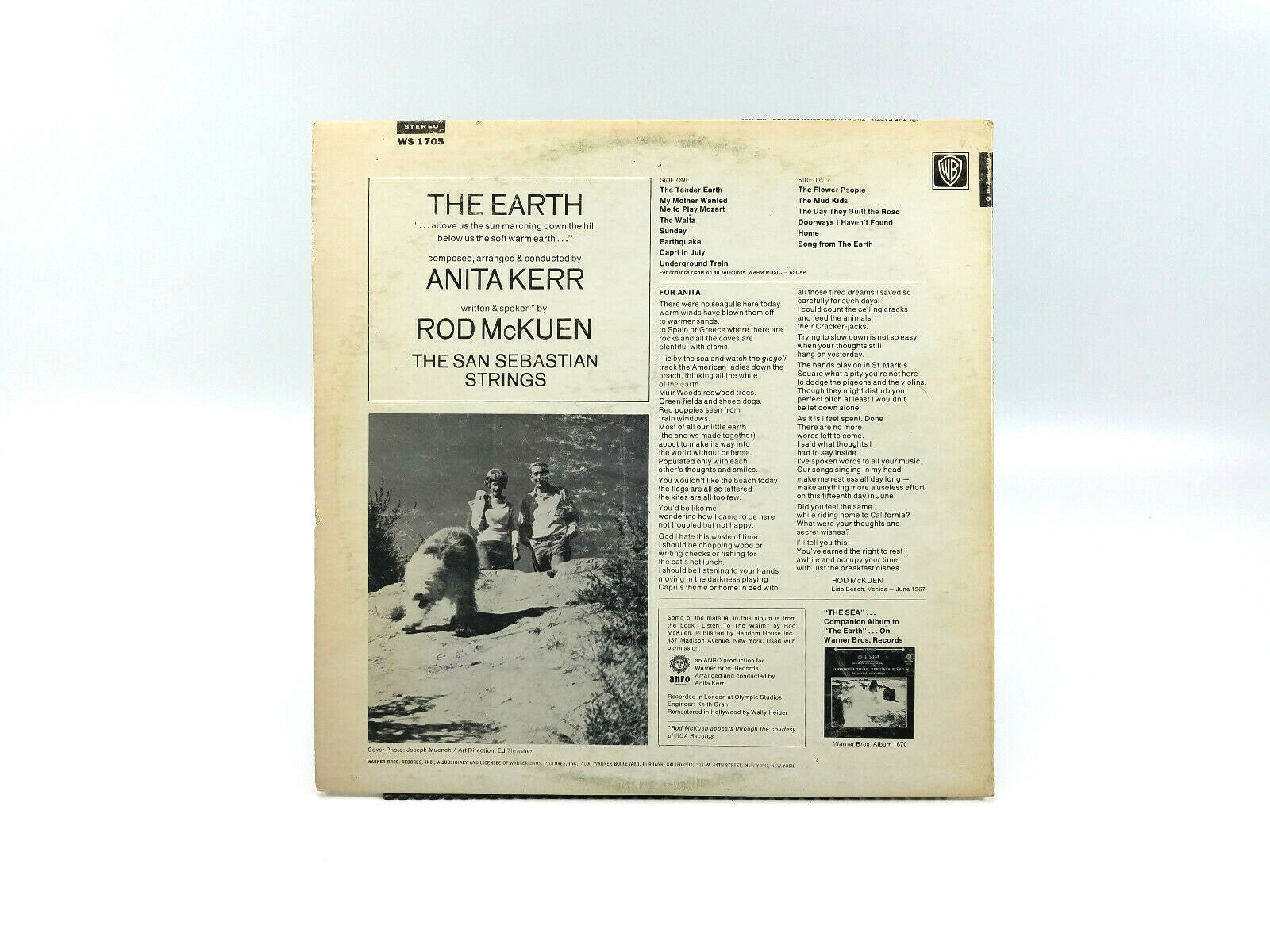 The San Sebastian Strings - The Earth  LP VG+