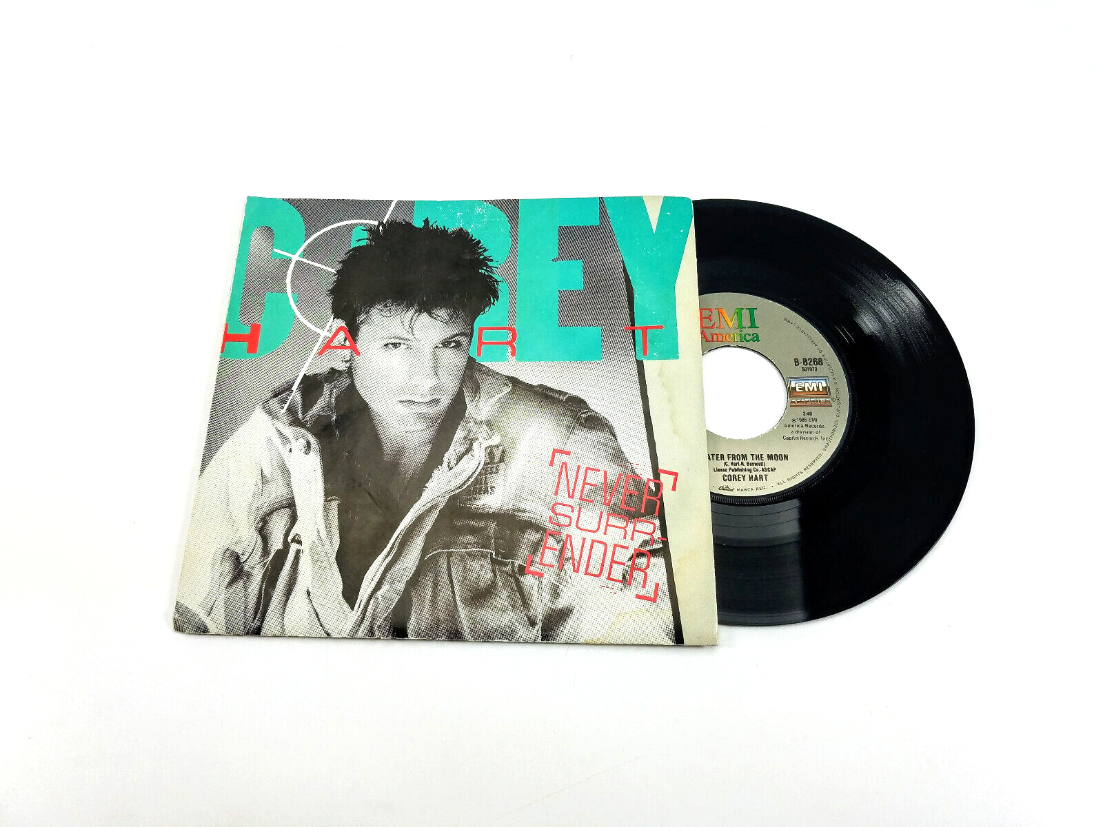 Corey Hart – Never Surrender  B-8268  7", Single FOLD OUT POSTER SLEEVE