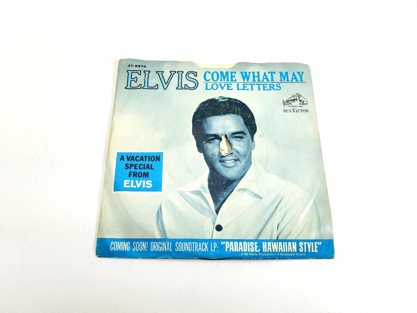 Elvis Presley – Love Letters     RCA Victor – 47-8870     7", Single