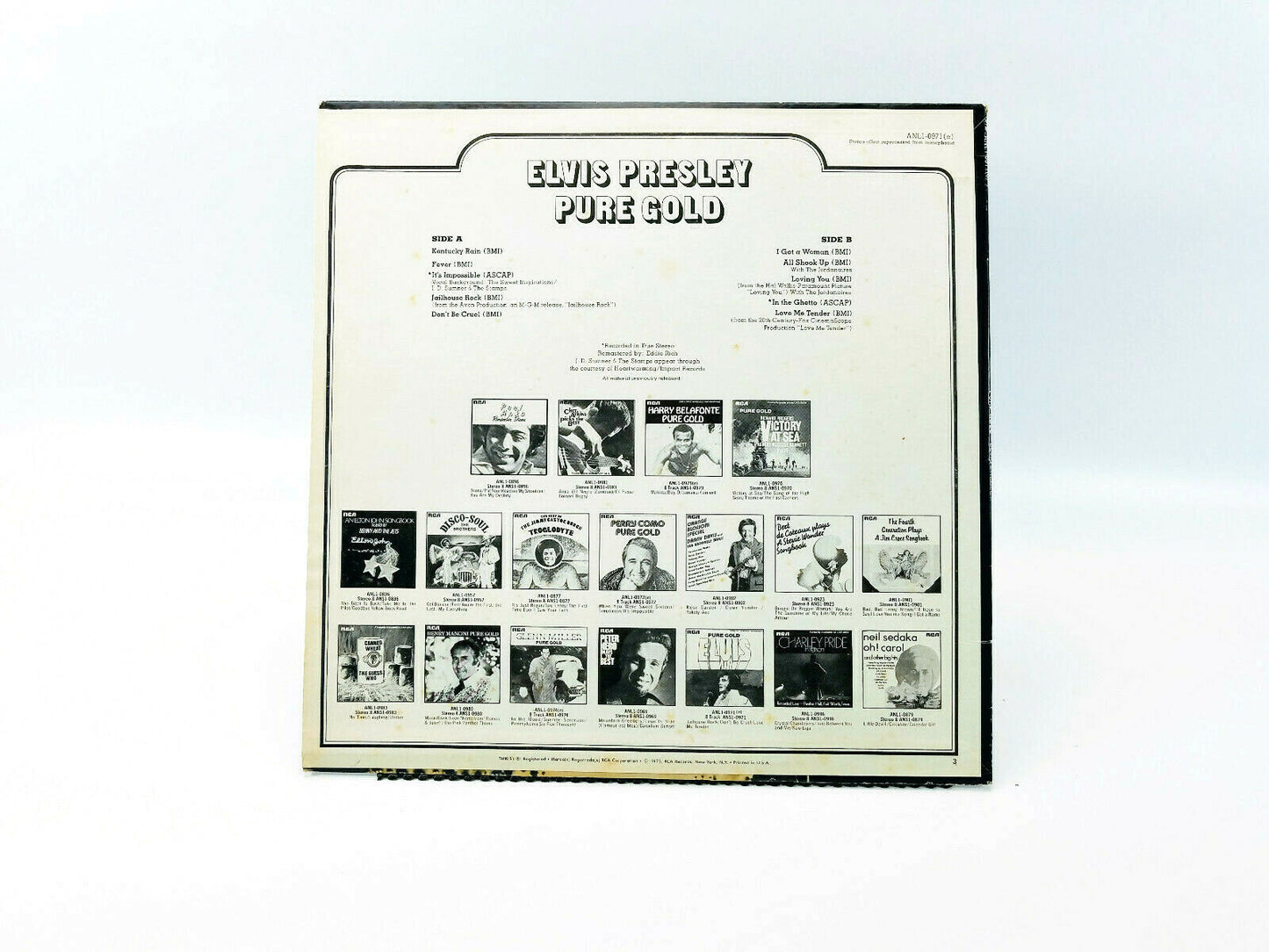Elvis Presley - Pure Gold ANL1-0971(e) LP - VG+