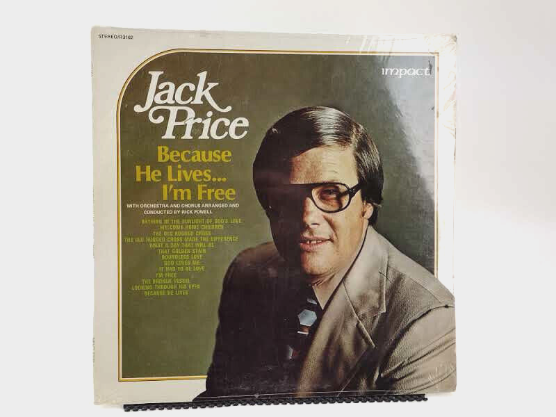 Jack Price - Because He Lives... I'm Free, Vinyl, LP - Sealed Copy!