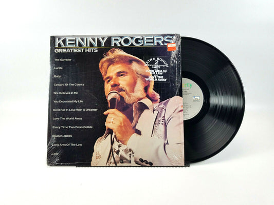Kenny Rogers – Greatest Hits w/ Hype Sticker     Liberty – LOO-1072     LP, NM