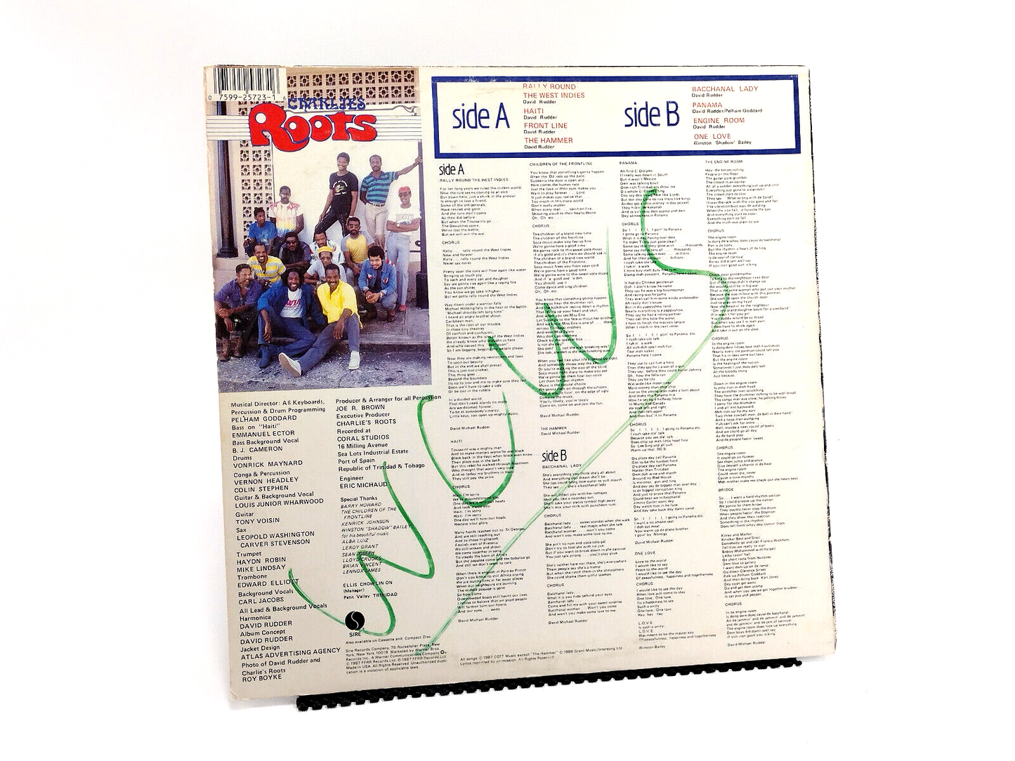 David Rudder & Charlies Roots – Haiti, PROMO Vinyl, LP