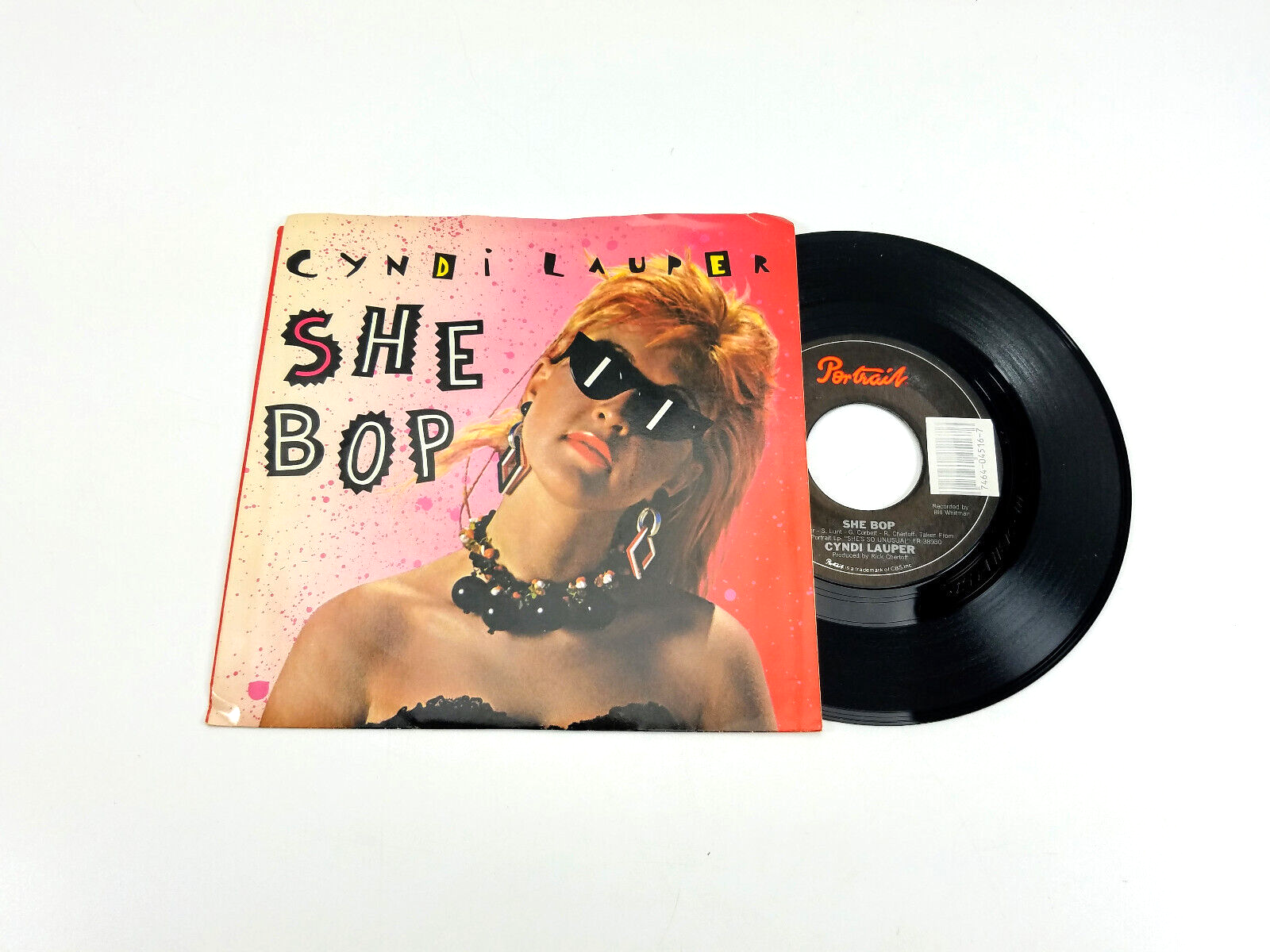Cyndi Lauper - She Bop 37-04516     Vinyl, 7", Single, Styrene NM