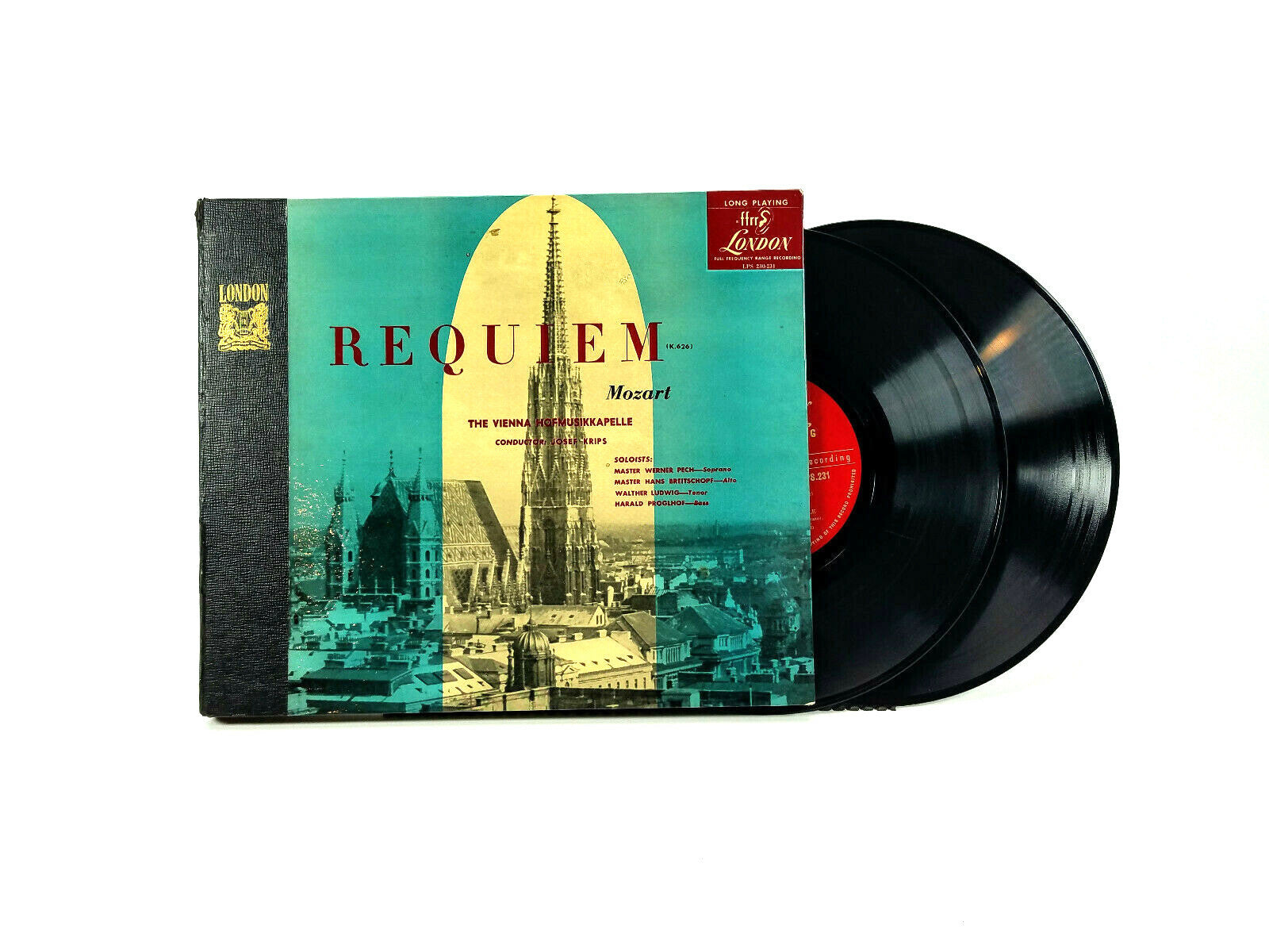 Wolfgang Amadeus Mozart - Requiem Mass (K.626) London Records – LPS 230-231