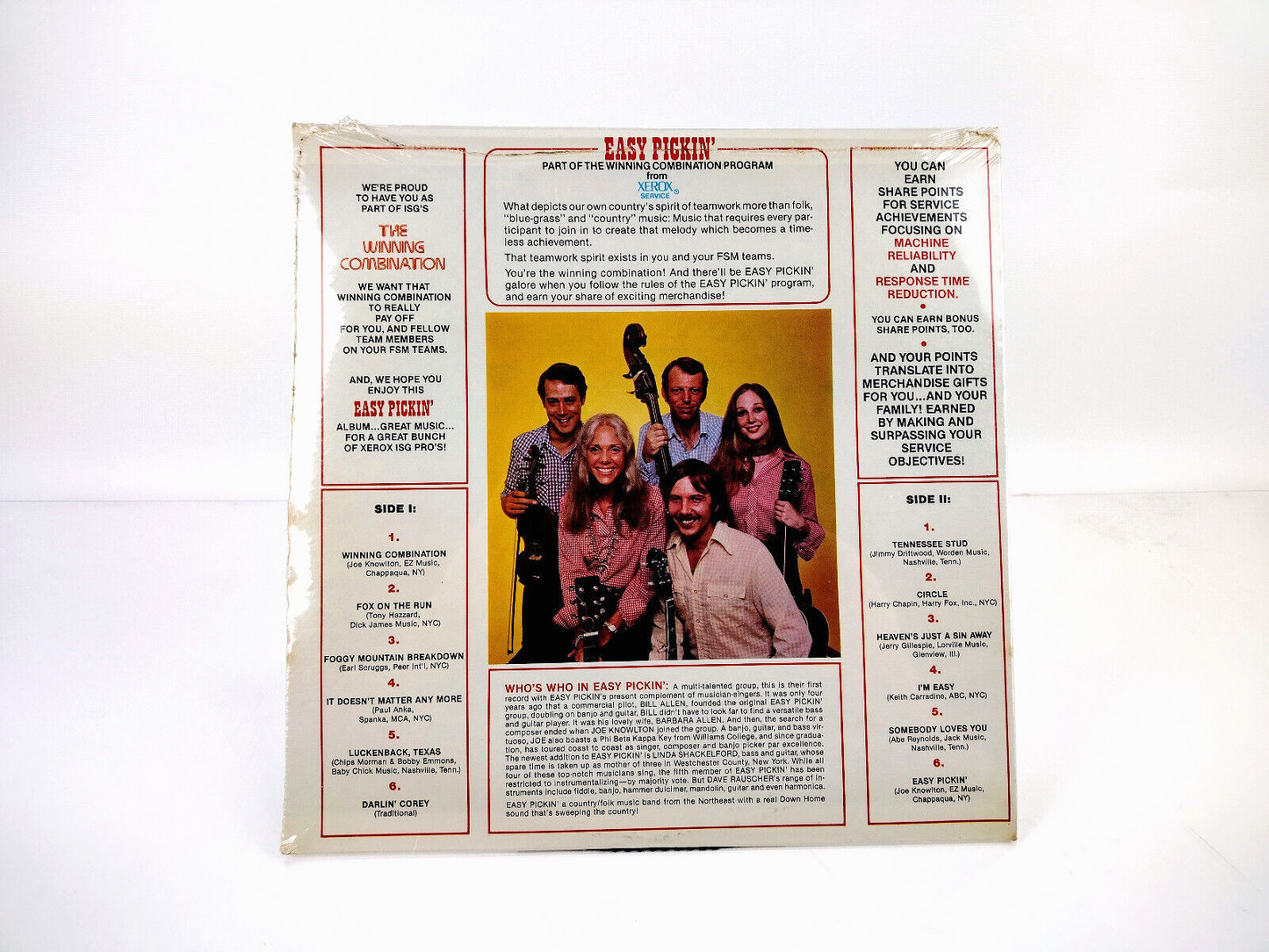 Easy Pickin' - The Winning Combination     Xerox – 01     Vinyl, LP SEALED COPY!