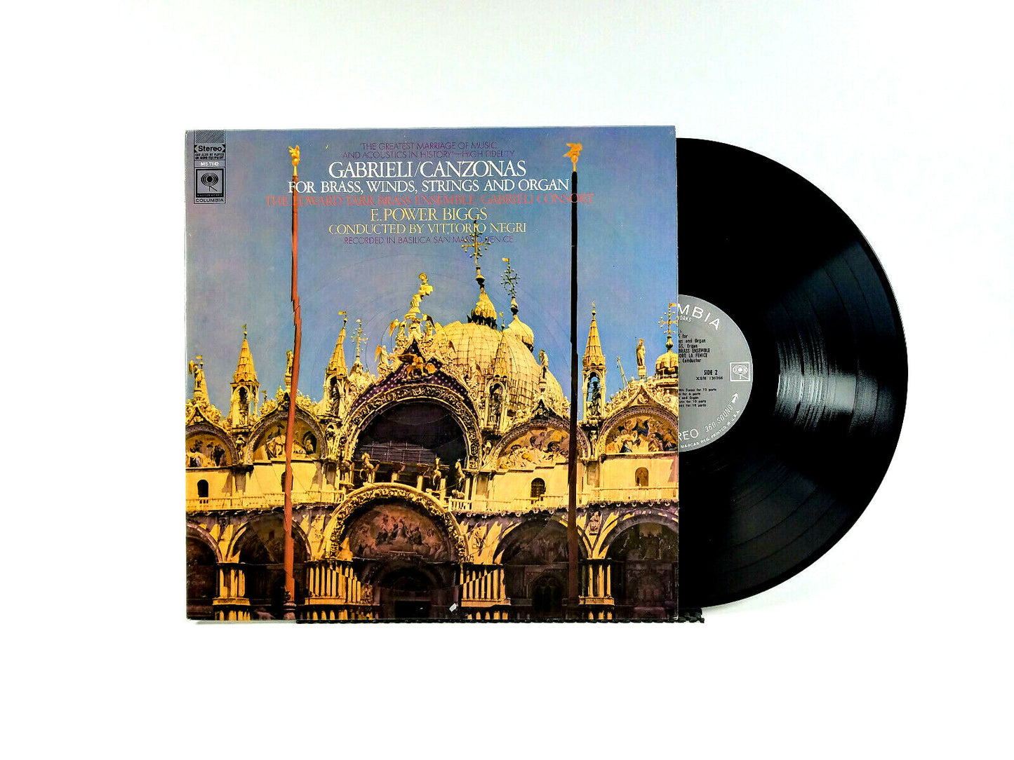 Canzonas For Brass, Winds, Strings And Organ  Gabrieli* - The Edward Tarr Brass 