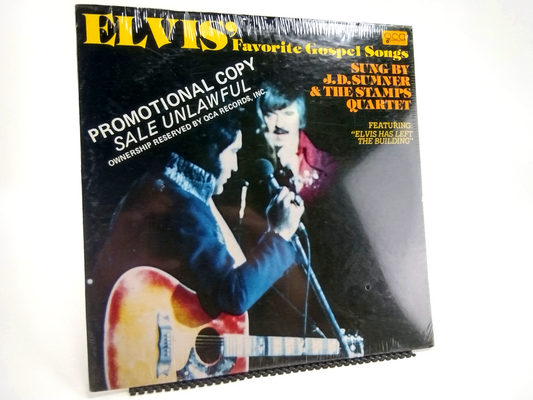 Elvis' Favorite Gospel Songs LP - PROMO - Sealed Copy!