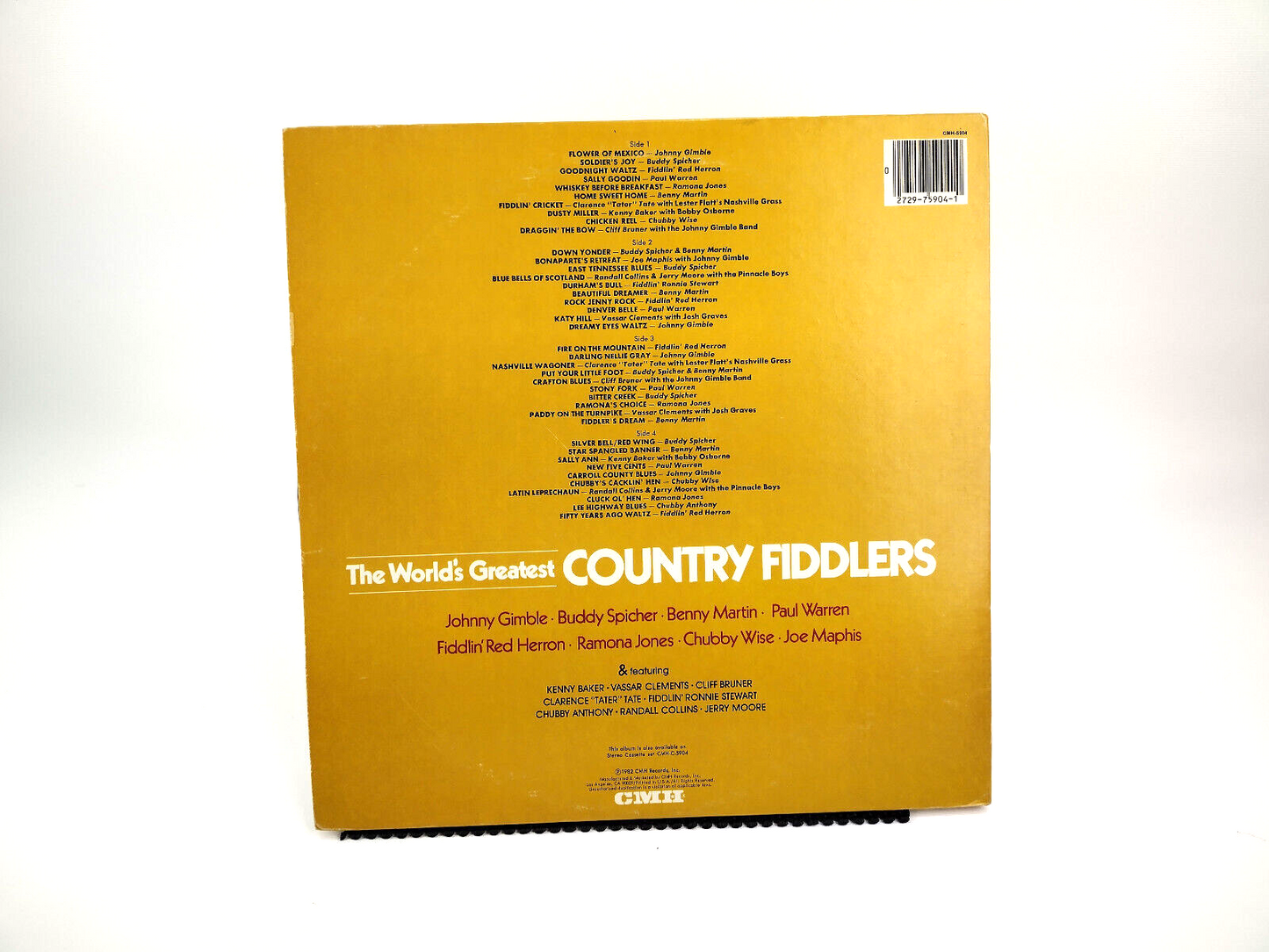 Various - The World's Greatest Country Fiddlers 2XLPs     CMH Records – CMH-5904