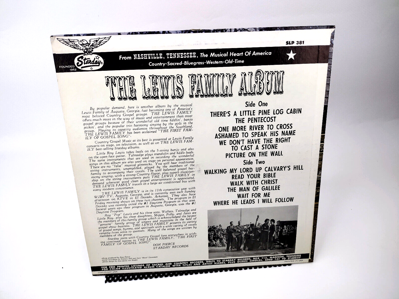 LOT OF 2 LEWIS FAMILY LPs - VG+/NM