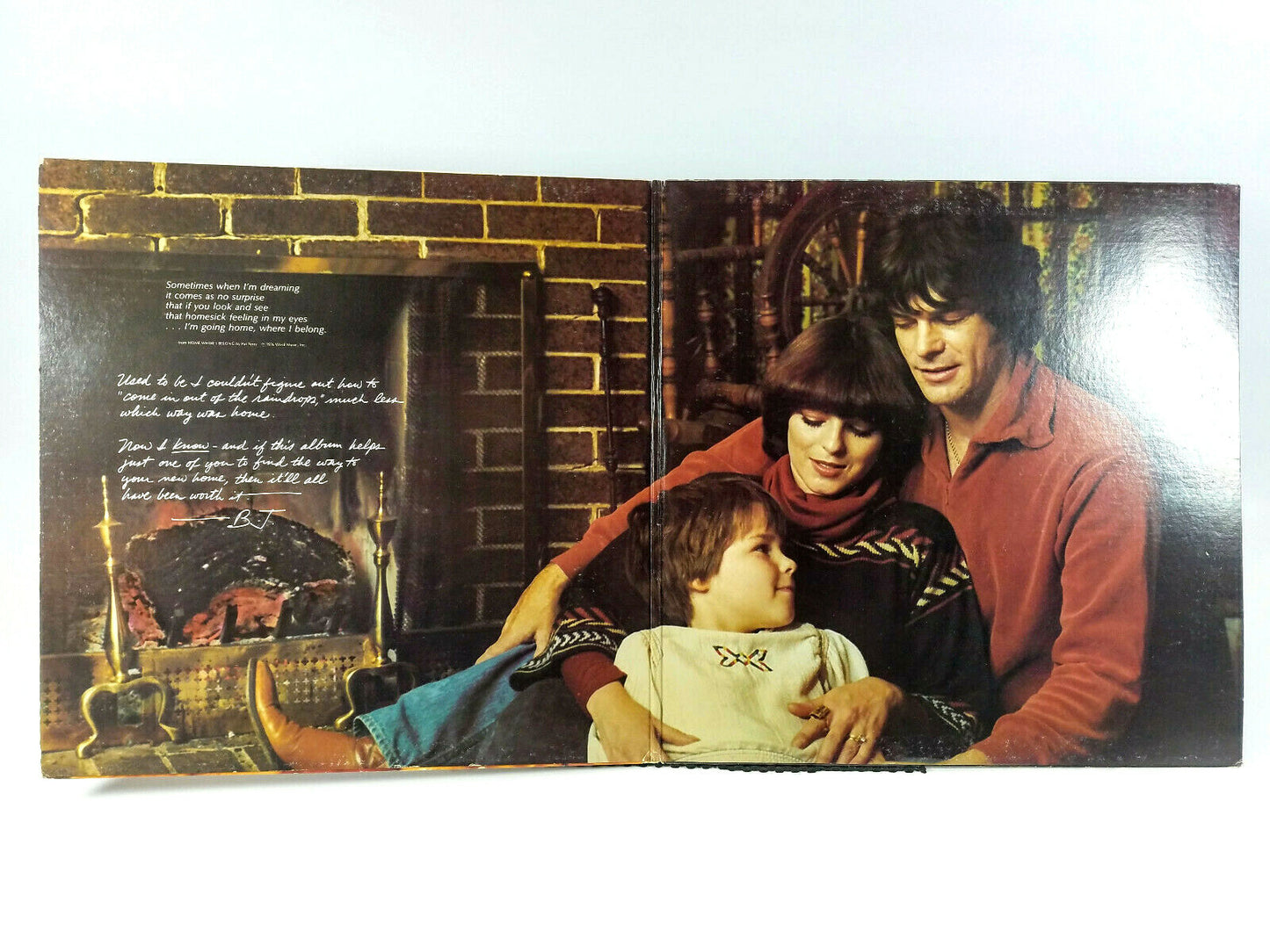 B.J. Thomas - Home Where I Belong  MSB-6574  Vinyl, LP, Album 1976