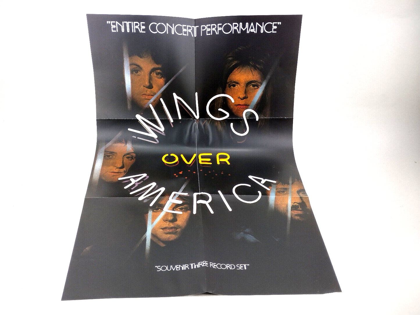 Wings (2) - Wings Over America 3xLP w/ Poster! (Shipping Tape on Cover)