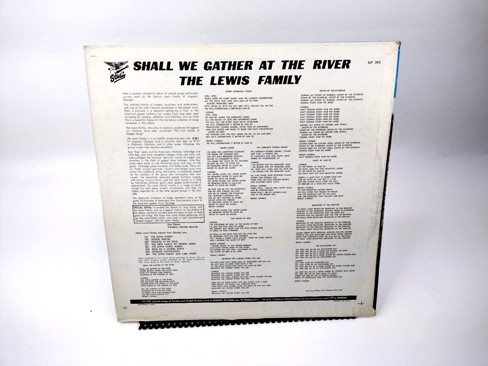 LOT OF 2 LEWIS FAMILY LPs - VG+/NM