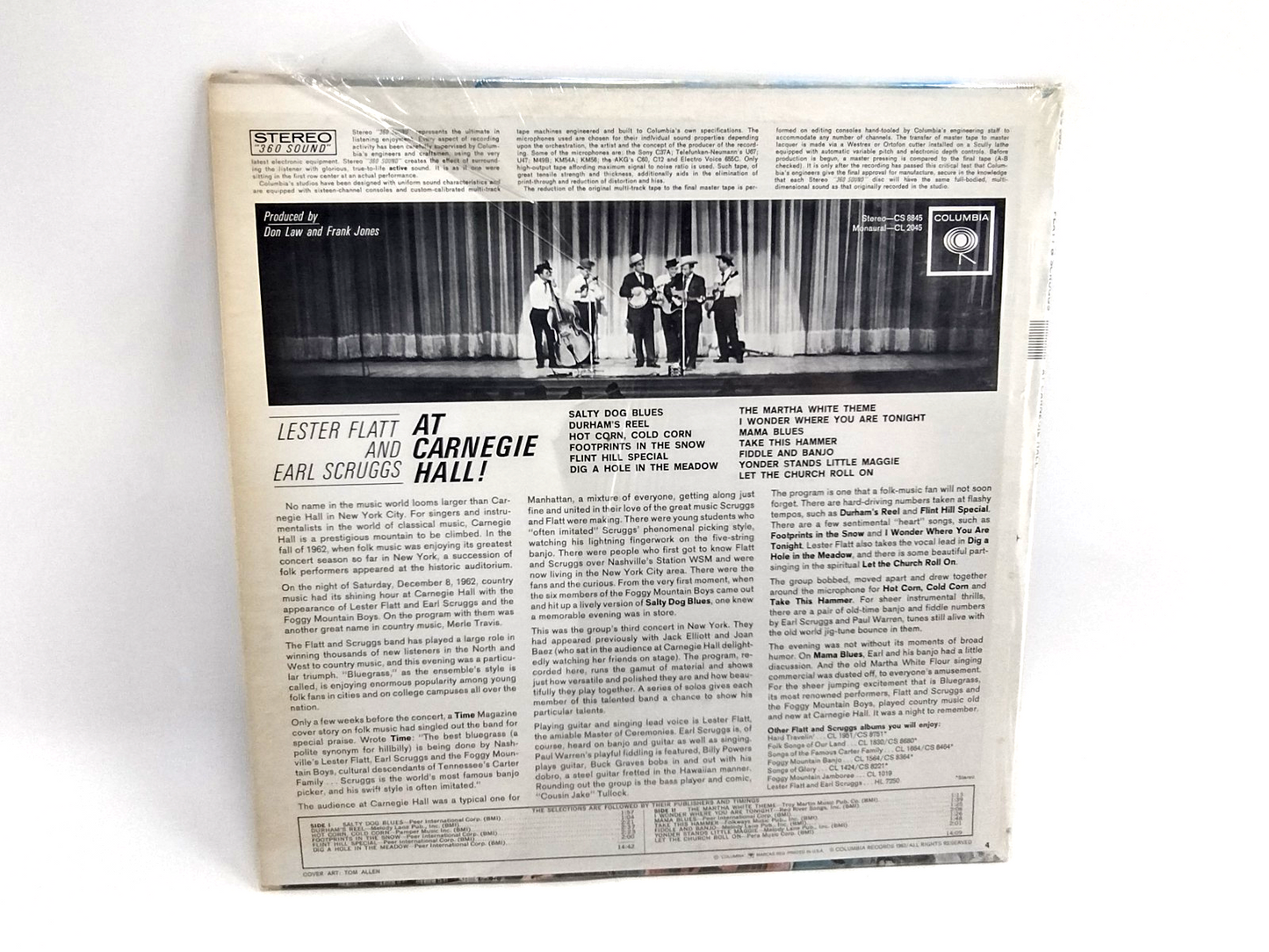LOT OF 3 Flatt & Scruggs LPs - Cleaned w/ Vinyl Vac! (See Description)