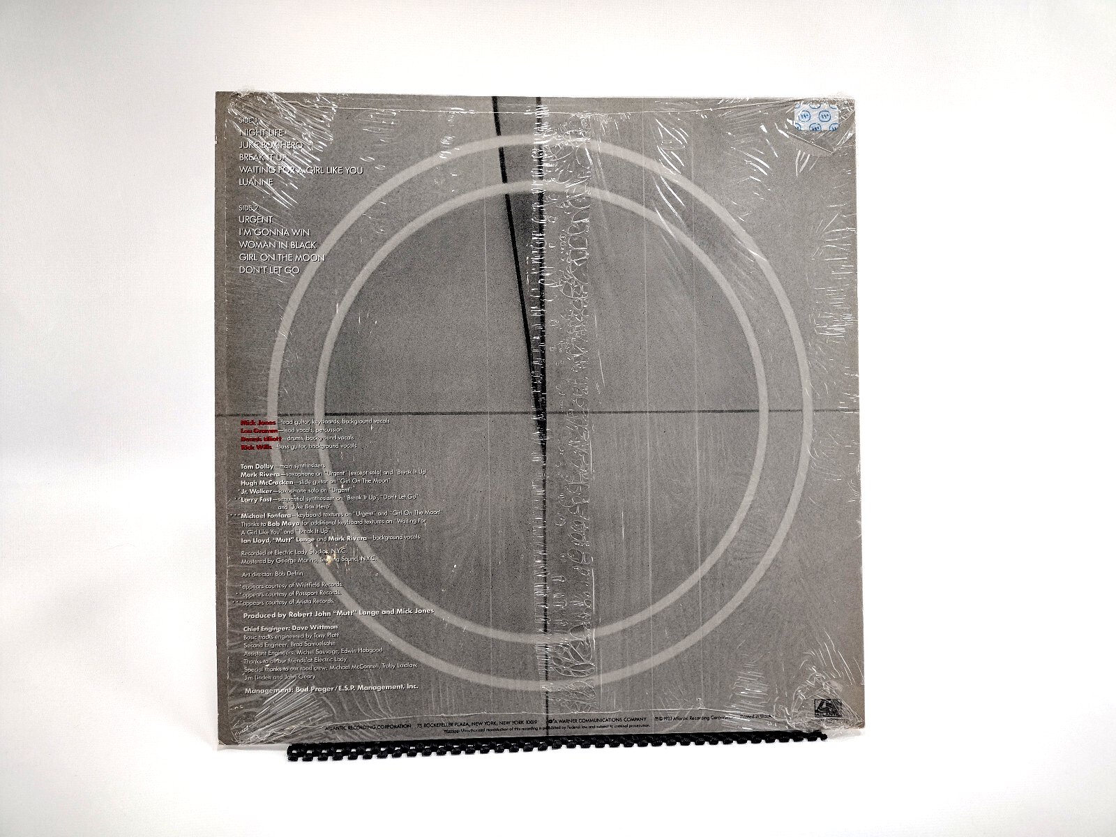Foreigner - 4, LP - Sterling - Cleaned w/ Vinyl Vac!
