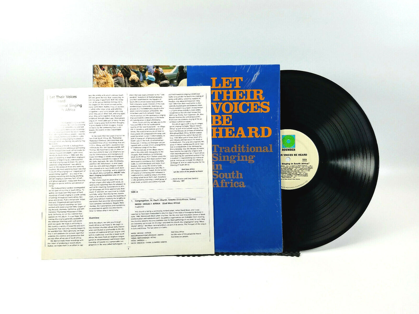 Various - Let Their Voices Be Heard - Traditional Singing In South Africa LP