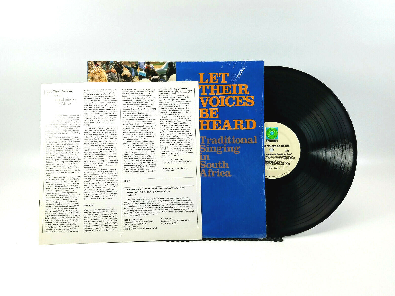 Various - Let Their Voices Be Heard - Traditional Singing In South Africa LP