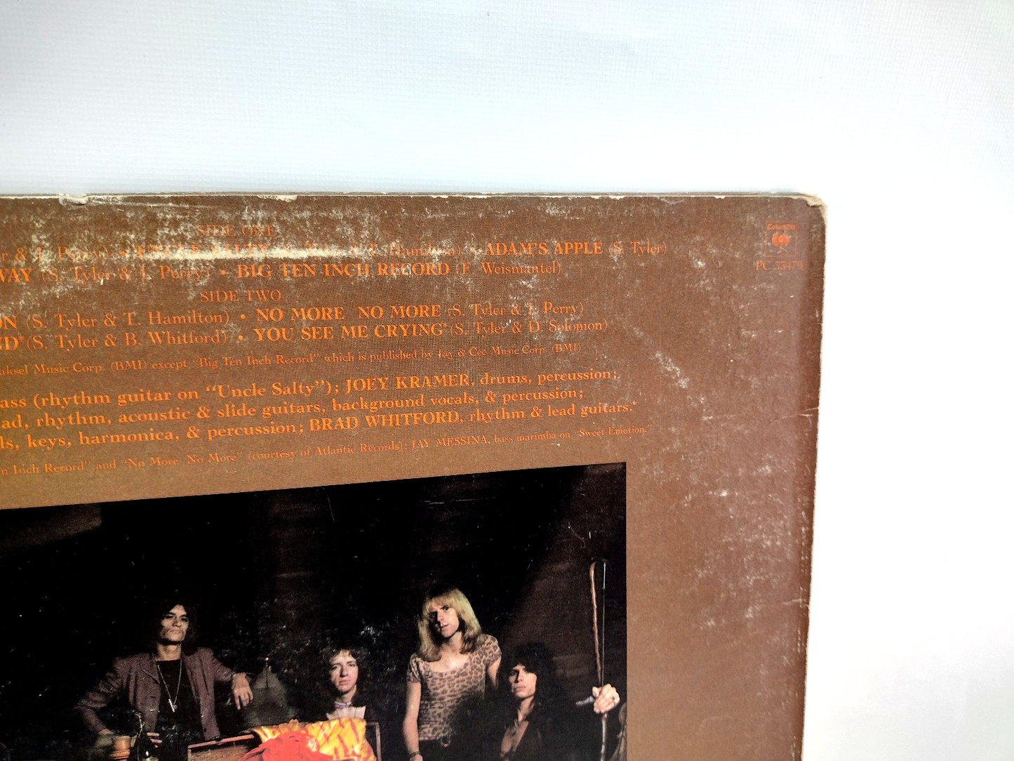 Aerosmith - Toys In The Attic LP, PC33479 -Cleaned w/ Vinyl Vac!