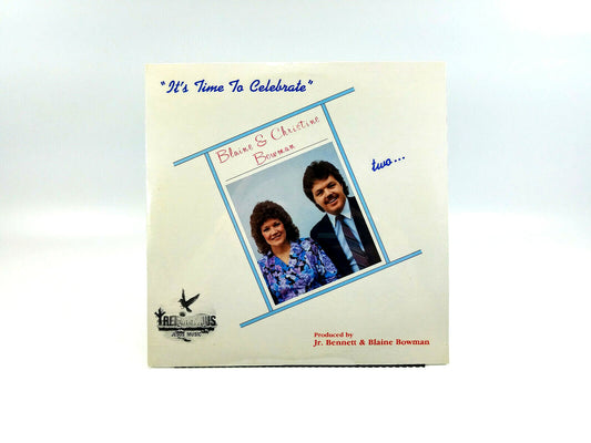 Blaine & Christine Bowman - It's Time To Celebrate LP JRC85033 NEW!