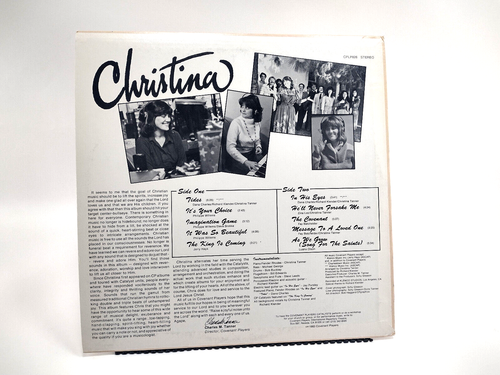 Christina Tanner - Christina, Vinyl, LP - Cleaned w/ Vinyl Vac!