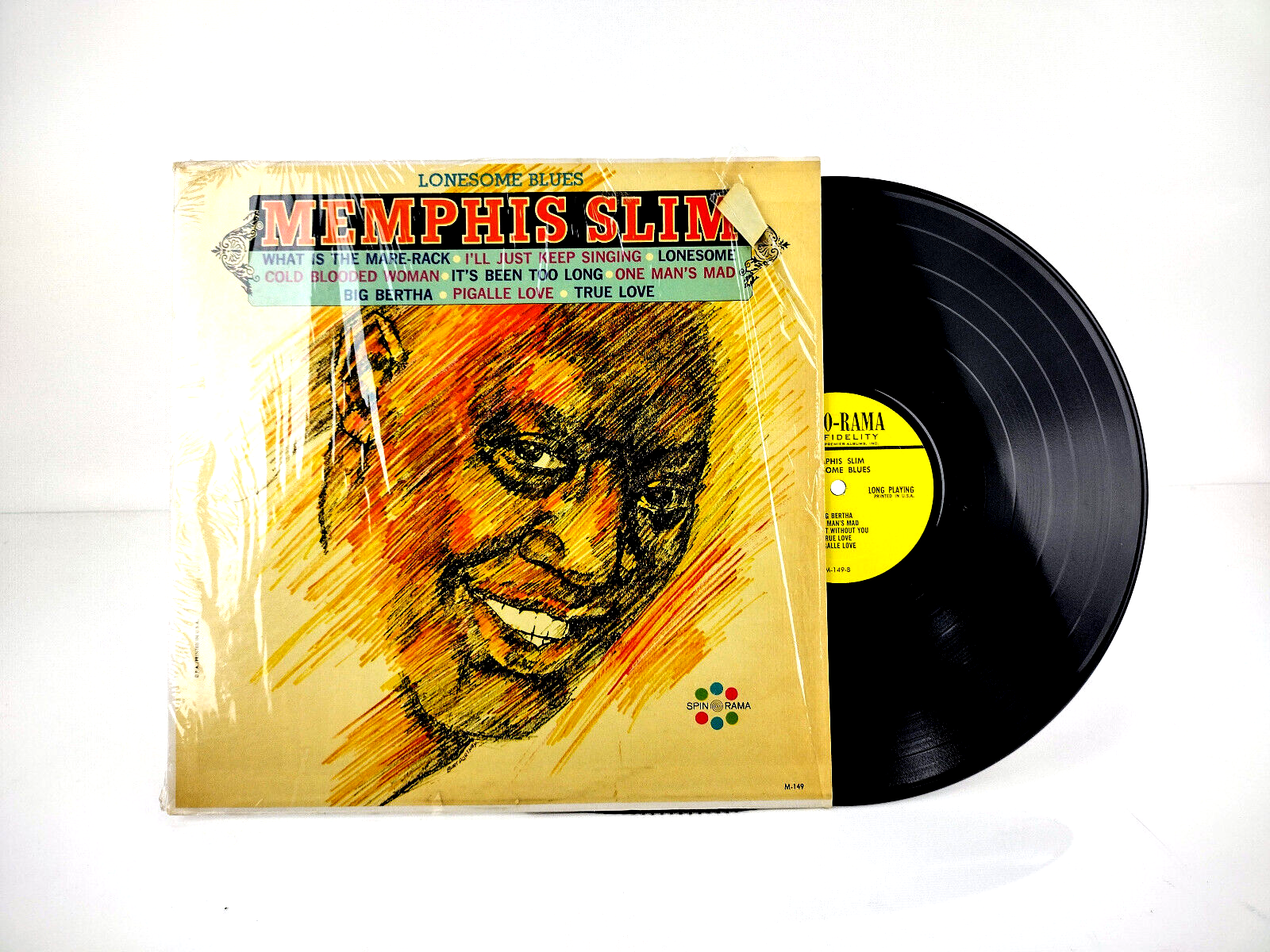 Memphis Slim - Lonesome Blues     Spin-O-Rama – M-149 Vinyl, LP VG+