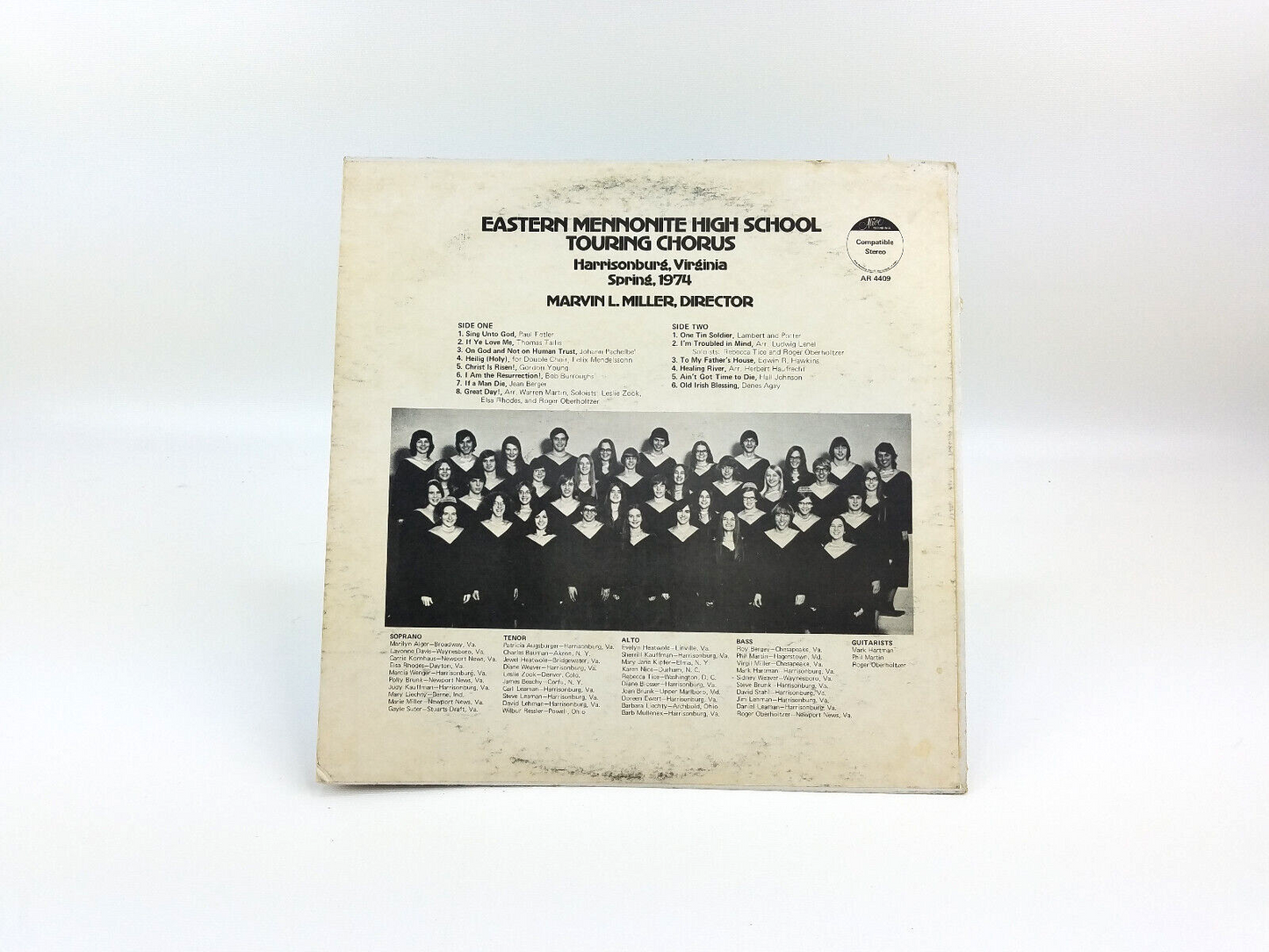 Eastern Mennonite High School Touring Chorus  AR 4409 PRC Vinyl, LP VG+