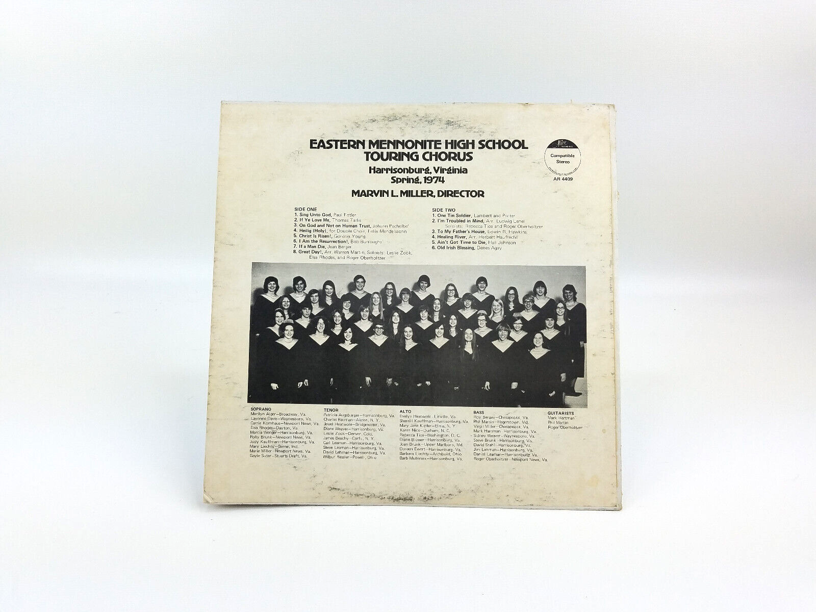 Eastern Mennonite High School Touring Chorus  AR 4409 PRC Vinyl, LP VG+