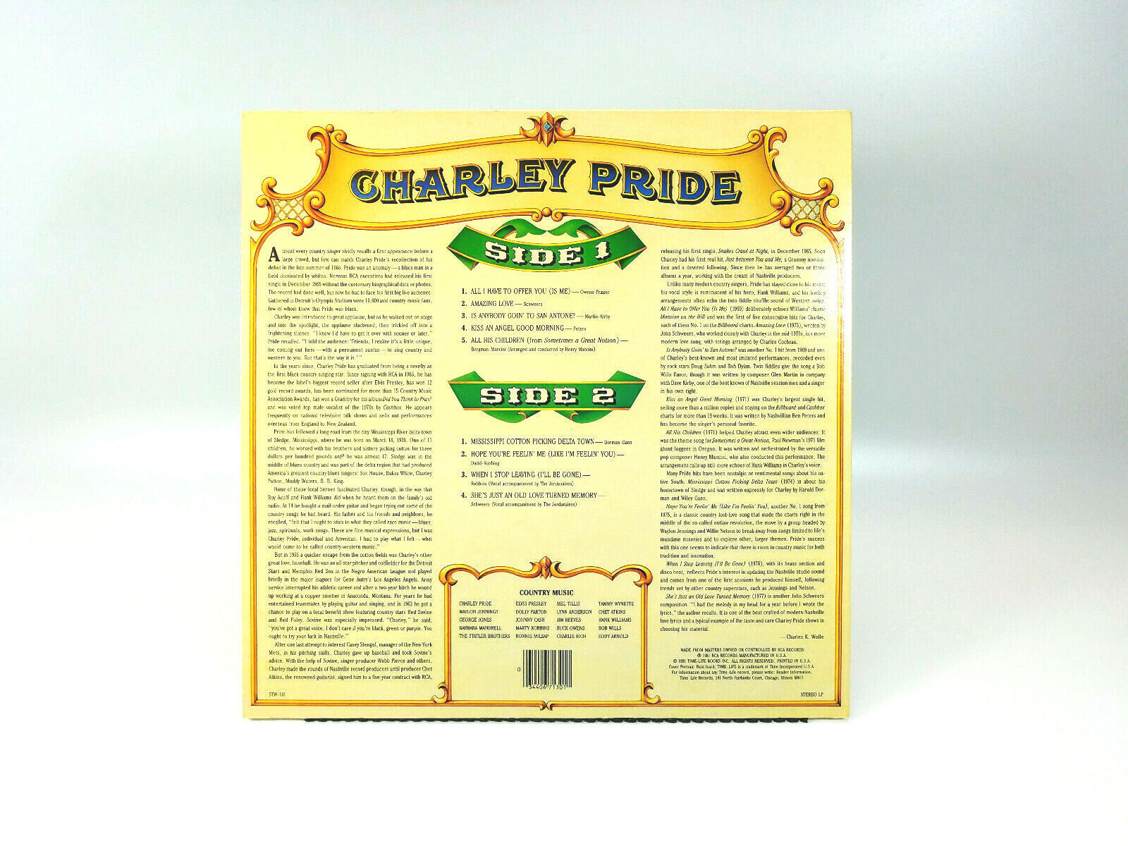 Charley Pride - Country Music - NM  STW-101  Vinyl, LP