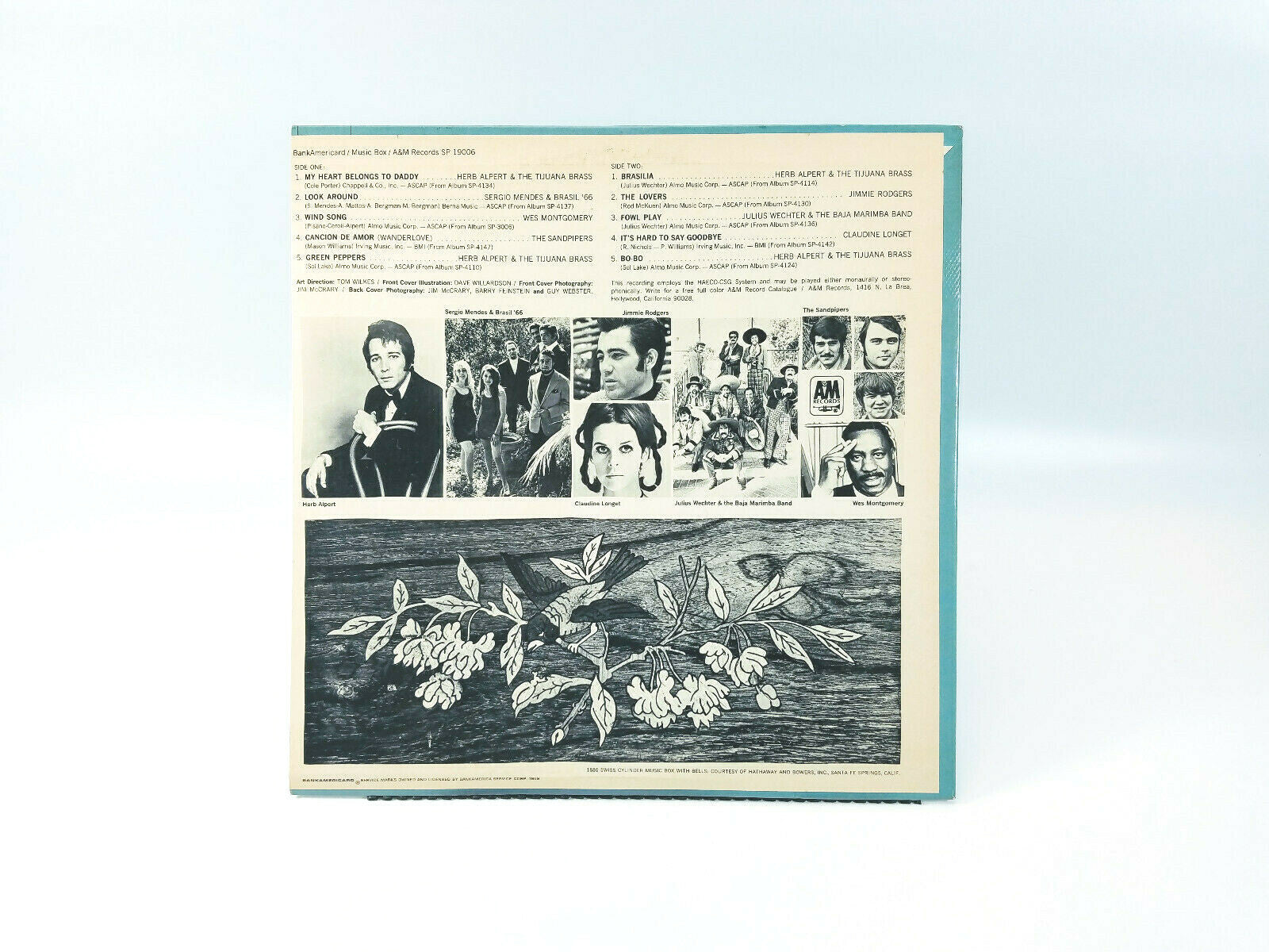 BankAmericard Music Box SP 19006 LP Record NM