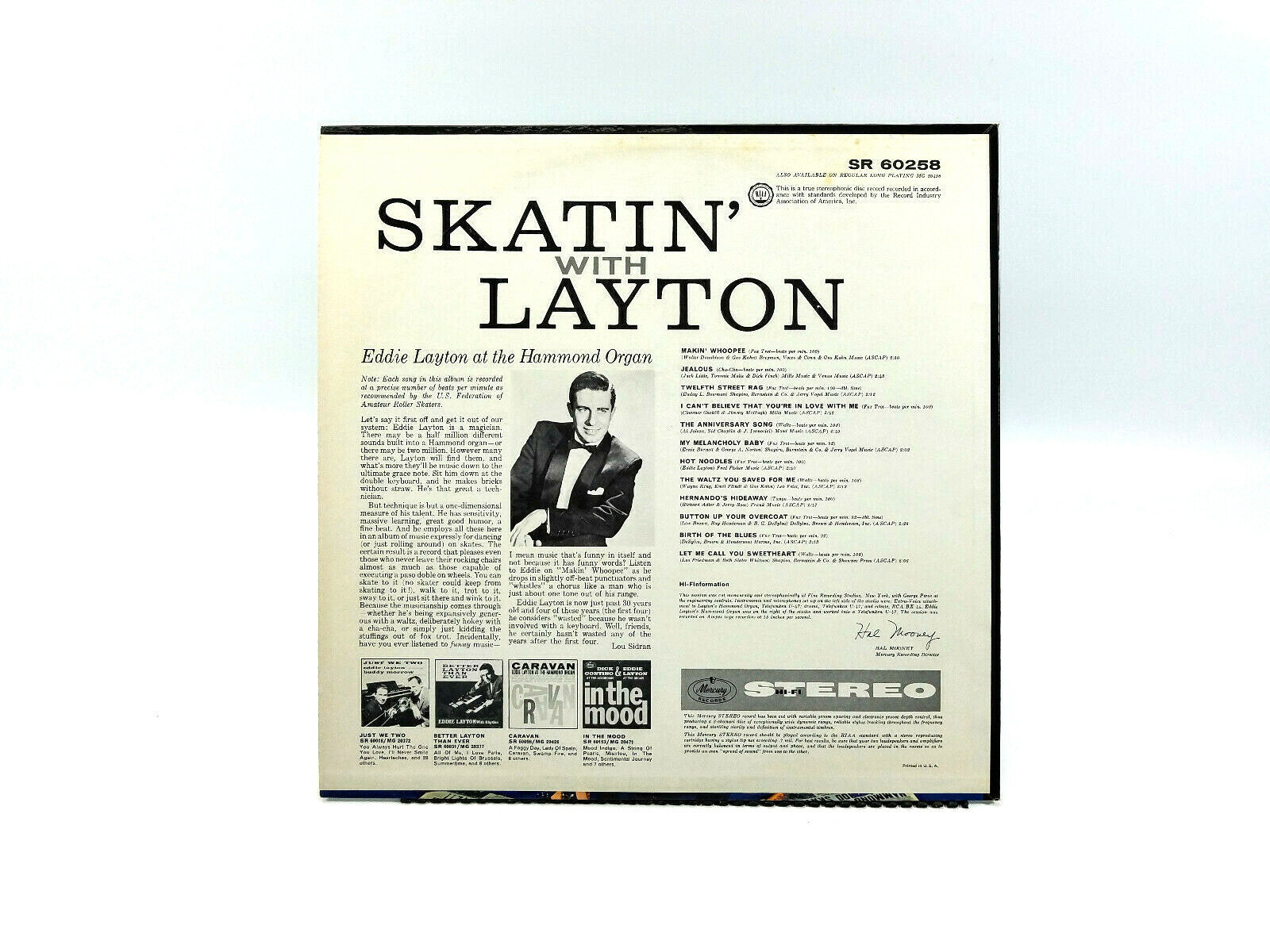 Eddie Layton - Skatin' With Layton LP NM